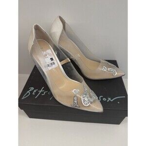 Betsey Johnson Womens Demi I Do Bridal Pumps Shoes 8.5 Medium (B,M)
